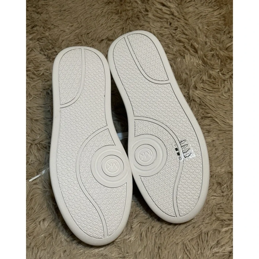 Michael Kors Hayes Platform Sneakers White Leather Women's Size 10 Chunky Shoes
